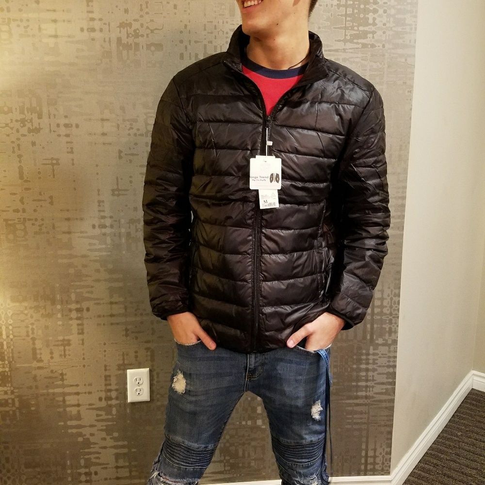 NWT Men's Packable Down Lightweight Winter Jacket